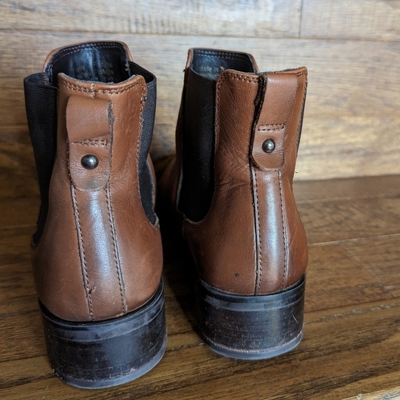 Leather boots Aldo women Wicoeni women's leather Ankle boots Sz 5, Euro 35 - Picture 4 of 8